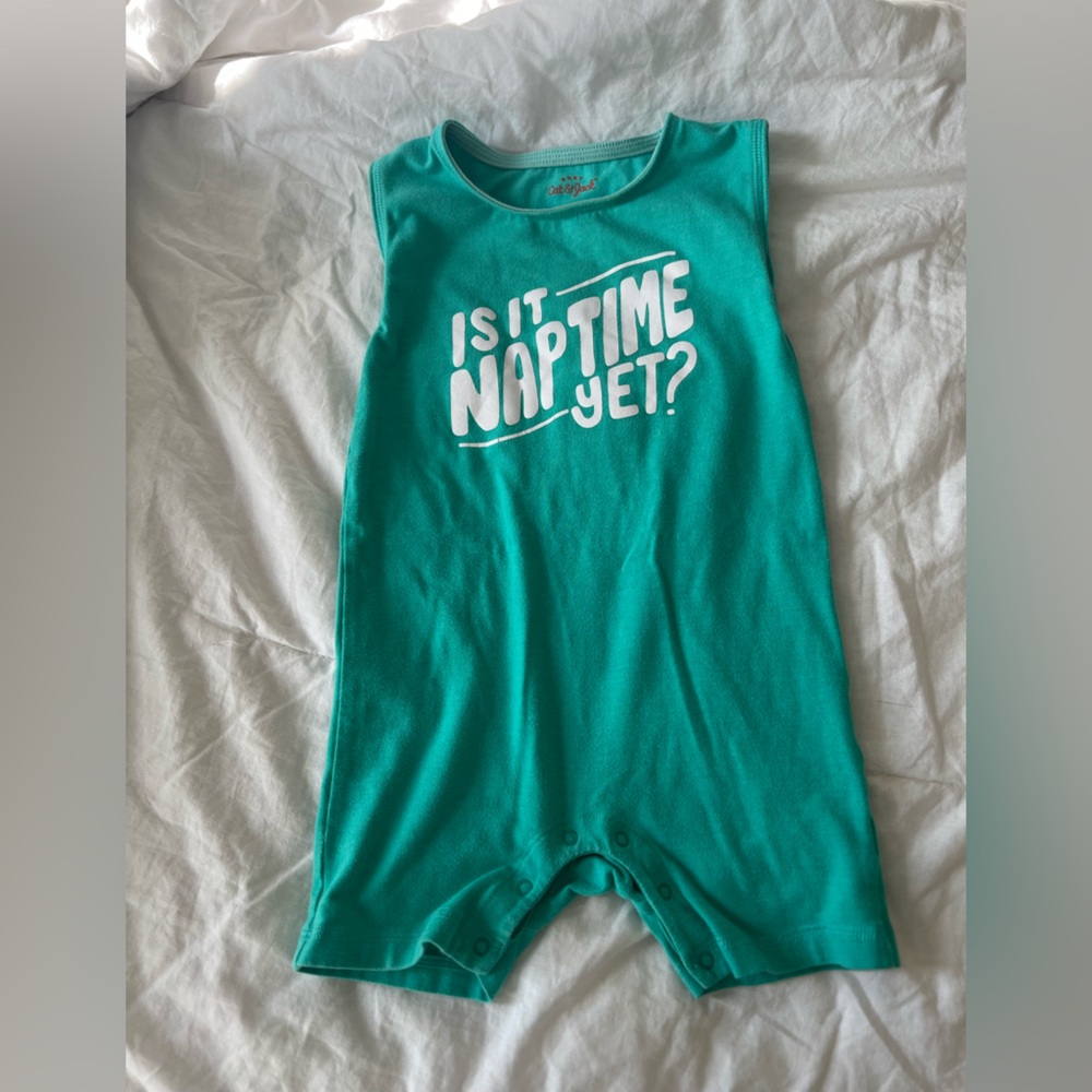 Baby Romper Turquoise